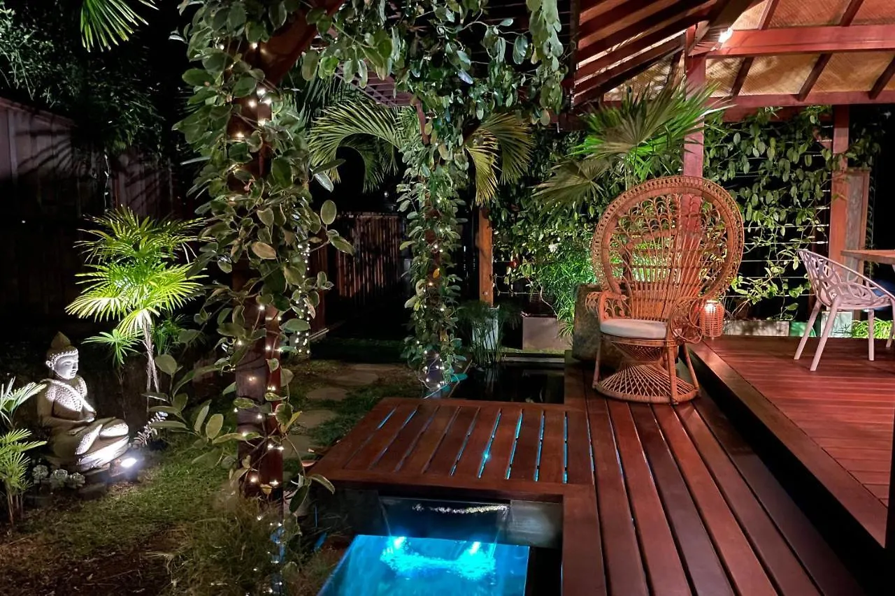 Villa Manuiti, Balinese Luxury Home - Private Swim Spa, Ocean View - Ofyr Bbq - Koi Pond Punaauia  0*, Punaauia (Tahiti) French Polynesia